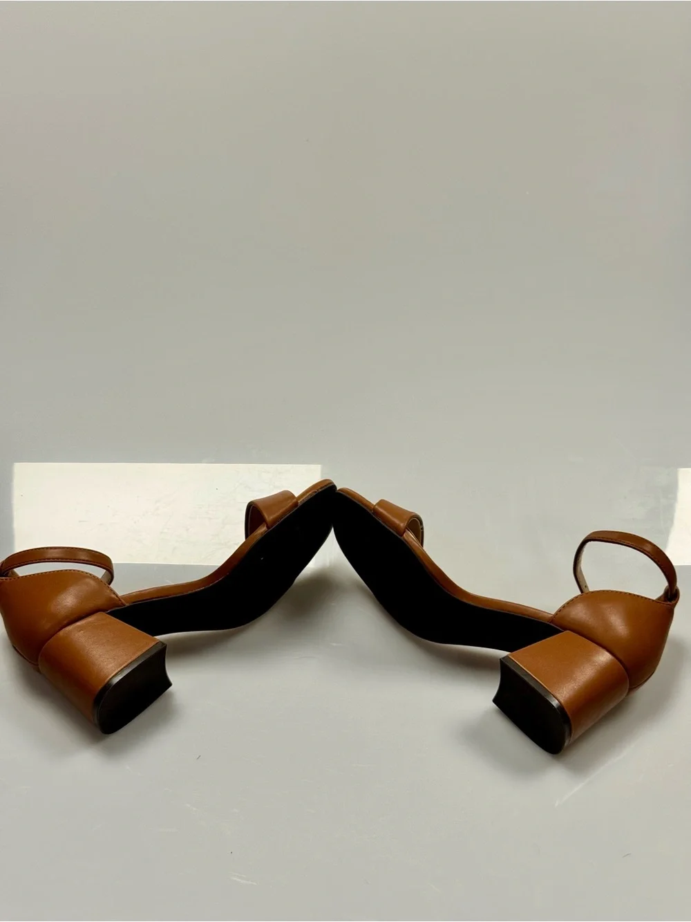 Kelly & Katie Brown Ankle Strap Block Heel Sandals Women’s Size 6.5